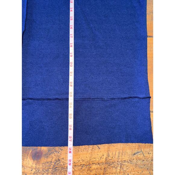 Womens SPANX Navy Perfect Length Dolman Top Blouse 3/4‎ Sleeve Size Large - Picture 8 of 10